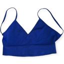 Free People Intimately  Womens royal blue low back wireless bralette Photo 0