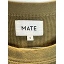 NWOT Mate Women's Size Small Olive Green Crew Neck Tee & Wide Leg Pants Set EUC Photo 5