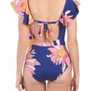 Trina Turk NWT  Breeze Ruffle One-Piece Swimsuit size 10 Photo 1