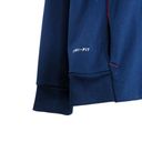 Nike  Women's NFL New England Patriots Dri-Fit  Navy Blue Hoodie On Field Large Photo 2