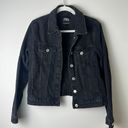 ZARA Black  Denim Jacket Photo 0