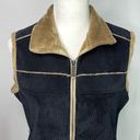 Woolrich  Corduroy Faux Fur Lined Vest (Black/Tan) - Medium Photo 5