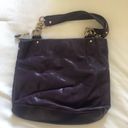 Anne Klein  Purple Quilted Handbag Shoulder Bag Purse Photo 7