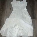 Vintage Charm Gorgeous Vintage Y2K Doen Style White Eyelet Midi Dress Photo 8