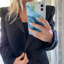 Forever 21 Squared shoulder black blazer Photo 2