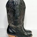 Dingo Vintage  Black Cowgirl Boots Silver Toe Size 6 Women’s Photo 2