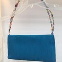 Vintage Sasha turquoise beaded purse bag Photo 4