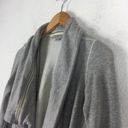 ALLSAINTS  Mila Dahlia Sweatshirt Grey Zipper Oversized Cardigan XS Photo 7