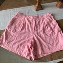 Abercrombie & Fitch  Tailored Ultra High Rise Linen Shorts Size XL Pockets Lined Photo 1