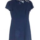 Draper James  Navy Blue Short Sleeve Mini Dress Size Small Sailor Nautical Photo 0