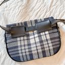 Clare V. Woven Fanny Belt Bag Plaid Raffia Photo 4