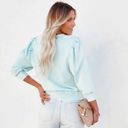 VICI  Rilie ruffle sweatshirt, blue ☀️ Photo 1