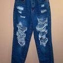 Wax Jean Womens distressed baggy jeans Photo 0