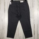 Arizona Jeans NWT  Co Black Stone Wash Denim Highest Rise Mom Jeans Size 19 Photo 7