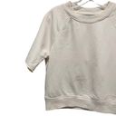 All Saints Lila Short Sleeved Sweatshirt Cream Size XS Photo 3