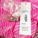 Yumi Kim NWT  Maze Cover Up Jeweled Beaded Cinched Kaftan Hot Pink Sheer Size M/L Photo 13