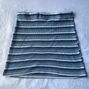 SheIn Blue Stripped Bodycon Skirt Photo 1