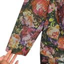 W By Worth Colorful Floral Netted Button Front Jacket Women Sz 12 Photo 2