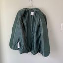 Mango Women’s Micro Corduroy Green Structured Blazer Size Medium Photo 6