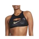 Nike  BLACK Tiger Streak Crossback Bikini Swim Top US Small NWT Photo 3