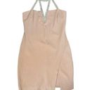 Charlotte Russe  Rose Cocktail Dress with metallic decorative halter. Size Large Photo 0