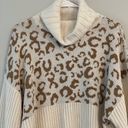 Nine West  Leopard Print Turtleneck Sweater Photo 4