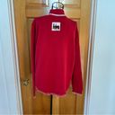 Breckenridge Vintage  Grandma 1/4 Zip Turtleneck Fir Tree Sweater Red Size XL Photo 10