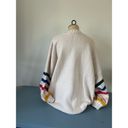 Torrid  womens sweater cream with stripes size 6 cotton crewneck  balloon sleeve Photo 2