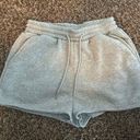 Gray High Waist Sweat Shorts Size M Photo 0