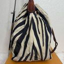 Dooney & Bourke  Vintage Zebra Print Drawstring Bag Photo 8