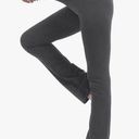 Low Rise Charcoal Bootcut Flare Yoga Pants Gray Photo 0