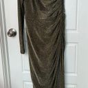 Lulus One Sleeve Sparkly Wedding Guest Dress Photo 1