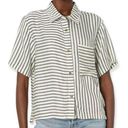 RVCA 𝅺Sunday  Stripe Short Sleeve Top Size Small Photo 0