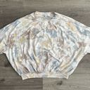 Young Fabulous and Broke  Dolman Sweatshirt Pastel Tie Dye Slouchy Medium EUC Photo 6