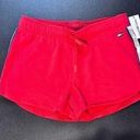 Tommy Hilfiger  Sports Women's Logo Terry Shorts Scarlet Red Size Large NWT P1-37 Photo 0