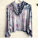 Vintage Havana  Tie Dye Cropped Hoodie Size Small NWT Photo 3