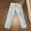 Levi's  Wedgie Straight Jeans with rips Size 30 Length 26 Photo 1