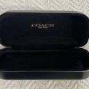 Coach  New York Hardshell Glasses Clamshell Eye Glass Case Black. Photo 1