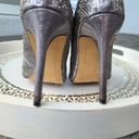 INC Kacela2 Caged pewter/silver rhinestone high heel booties sz 7.5 Photo 6