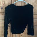 Cynthia Steffe  Black Velour with Lace Top Size XS Photo 5