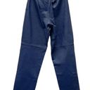 Terry Lewis Vintage  Classic Luxuries Indigo Blue Leather Slouchy Pants Size 6 Photo 1