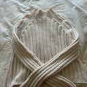 American Eagle White Turtleneck Sweater  Photo 0