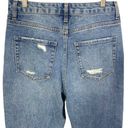 Vervet  Rendition Emma Distressed Mom Blue Jeans Ultra High-Rise Cotton 26 VT1151 Photo 8