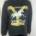 NWT YELLOWSTONE DUTTON RANCH TV SHOW SWEATER CROPPED WOMENS SIZE SMALL Black Photo 6