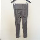 Gymshark  Vital Boost Leggings Smokey Gray Marl Size Medium High Rise Zip Pocket Photo 4