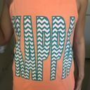 Kappa  Orange Turquoise White Tank Top Photo 3