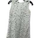 Cynthia Rowley  Womens Laser Cut Dress Sleeveless Mini White Size 0 Photo 1