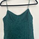 Lush Clothing Green Lace Dress Photo 1