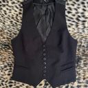 H&M Black Button Up Vest Tank Top Photo 0