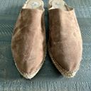 Eric Michael  Espadrille Woman Suede Slip On Mules Size 7.5 Photo 1